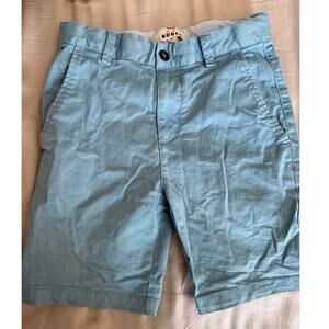 Mini boden light blue teal shorts size 9